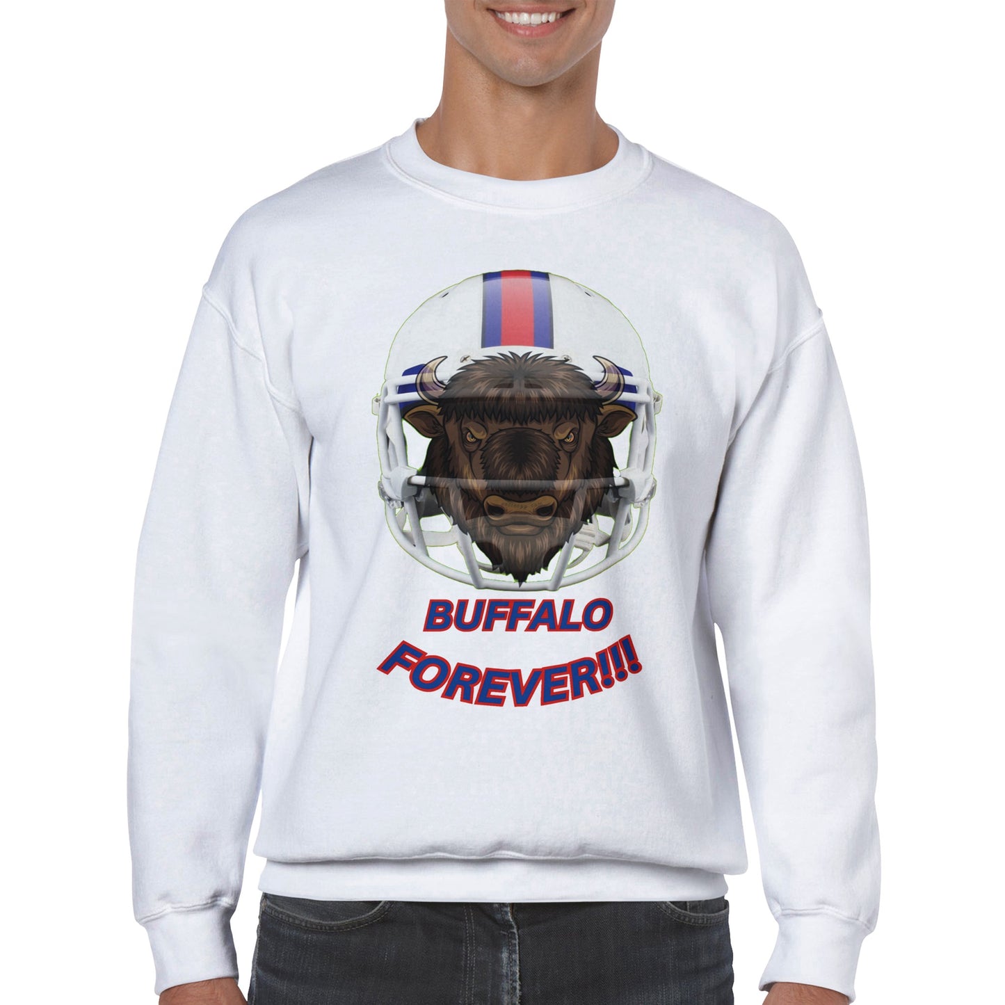 Buffalo Forever--Classic Unisex Crewneck Sweatshirt