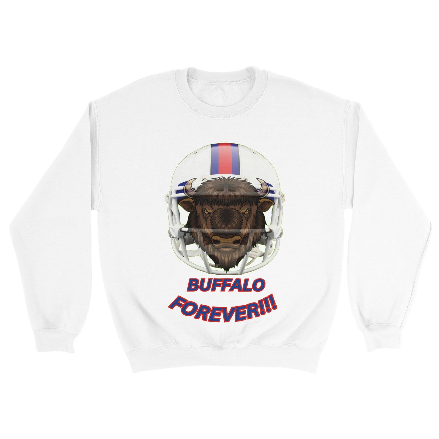 Buffalo Forever--Classic Unisex Crewneck Sweatshirt