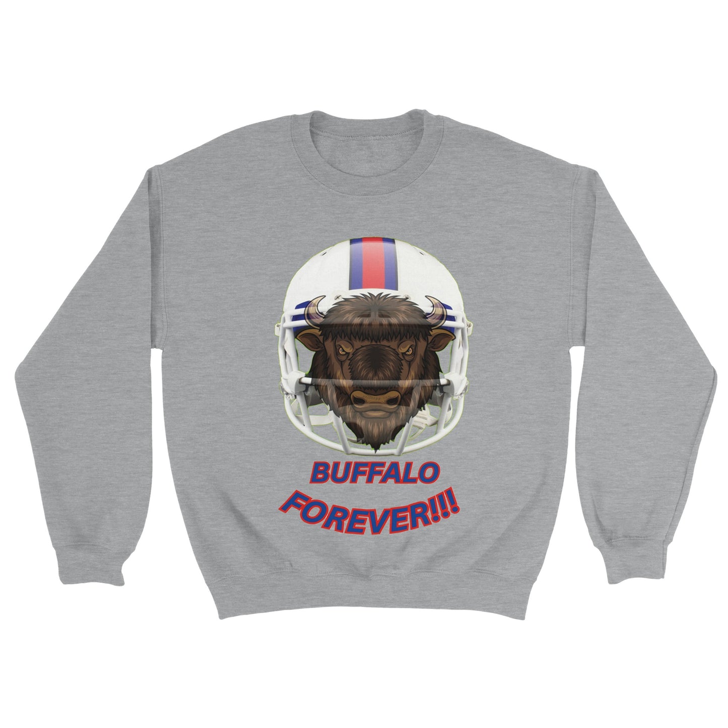 Buffalo Forever--Classic Unisex Crewneck Sweatshirt