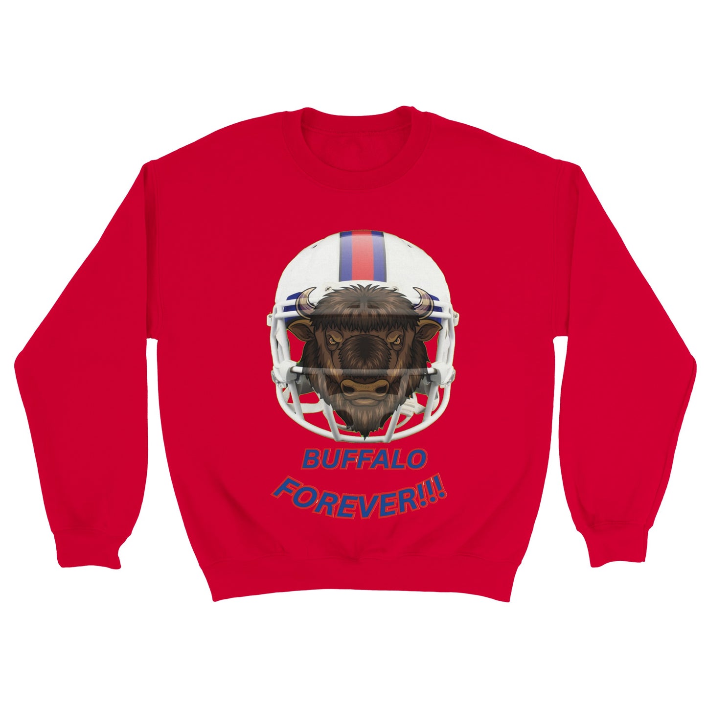 Buffalo Forever--Classic Unisex Crewneck Sweatshirt